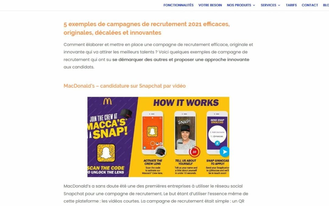 Rédaction articles de blog : ScopTalent