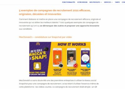 Rédaction articles de blog : ScopTalent