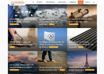 Rédaction d’articles de blog Adesol